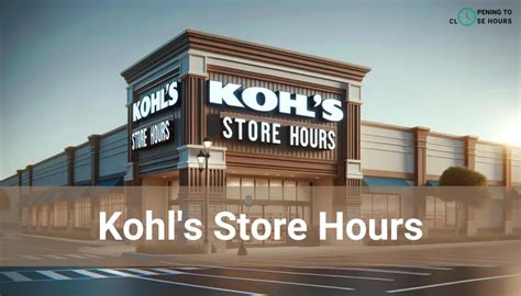 kohls perrysburg|kohl's store hours sunday.